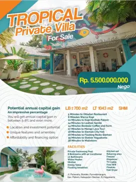 Jual Villa di Pakem Sleman