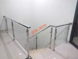 Railing Kaca Tempered Pagar Balkon Jogja