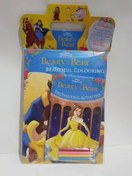 Buku Aktivitas Edukasi Pensil Mewarnai Disney Beauty and Beast