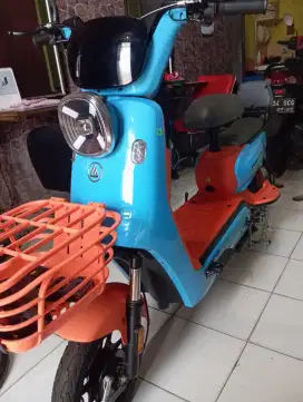 Jual sepeda listrik merek exotic bekas kaya baru