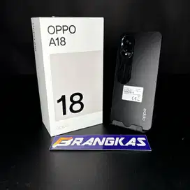 Oppo A18 4/128GB Hitam like new