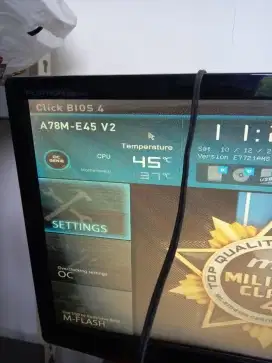 Paketan mobo proc mem MSI A78M 45 v2