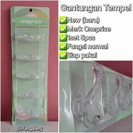Gantungan Tempel Merk Oneprice Warna Bening