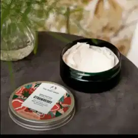 HARGA PROMO : ORIGINAL BODY BUTTER STRAWBERRY THE BODY SHOP 50 ML.