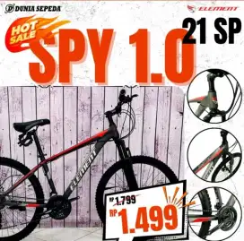 PROMOO SEPEDA GUNUNG DEWASA 26 INCH ELEMENT SPY 1.0