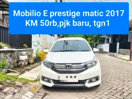 Mobilio E matic prestige 2017,km 50rb,pjk new.nyacat kualat.tgn1