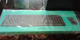 Paket Keyboard Mouse Logitech MK120 baru