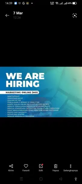 Bandung Marketing online bisa nyupir