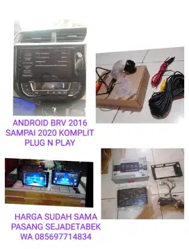 Headunit android Honda brv SM pasang sejadetabek