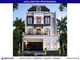 Jasa Arsitek Desain Rumah Depok Desain Rumah 195 m2 - Asia Arsitek