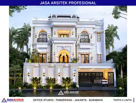 Jasa Arsitek Desain Rumah Depok Desain Rumah 387 m2 - Asia Arsitek