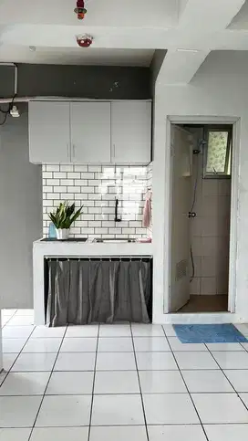 disewakan apartemen pancoran riverside non furnished free IPL