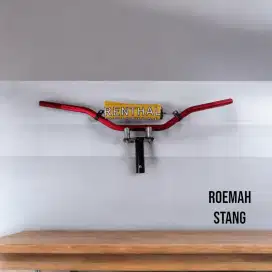 Paketan Stang Trail Bahan Aloy + Busa Proteper + Adaptor Stang