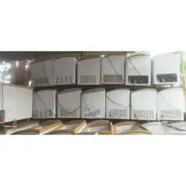 Jual lemari es freezer kaca sliding bekas like new murah