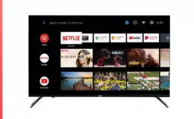 Aqua 32 inch, google tv baru dibuka dari dus