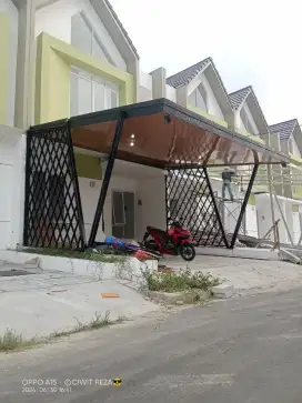 Kanopi plopon PVC atAp alderon singel alinterpasang