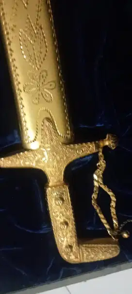 Pedang gold antik dgn lafaz Allah