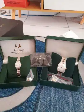 JAM tangan merk BULOVA , couple