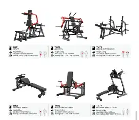 Alat gym plate loaded