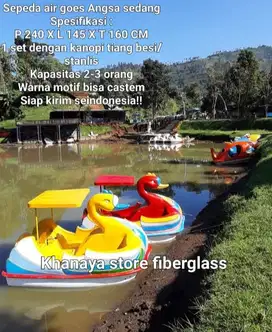 Sepeda air angsa terbagus,perahu wisata tercantik,perahu karakter baru