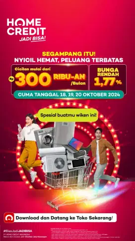 Segampang cicilan mesin cuci LG peluang Terbatas Bunga rendah mulai 0%