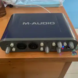 Soundcard M-Audio Murah 2input 4output sequencer