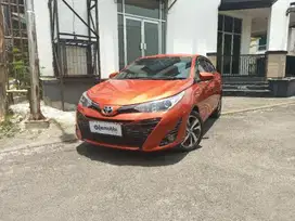 KM Rendah - TOYOTA YARIS 1.5 G BENSIN M/T 2018 ORANGE