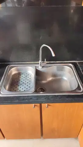 DIJUAL sink wastafel dan kran dapur