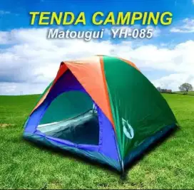 Tenda camping gunung dome double layer kapasitas 4 orang