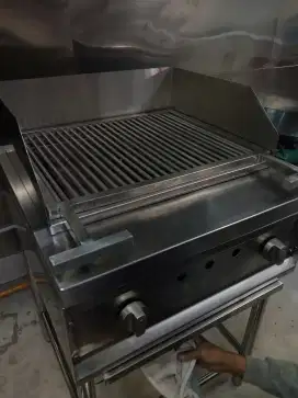 Gas Grill with Lava Stone