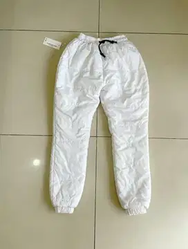 Celana winter musim dingin thermal parka parasut white putih New Baru