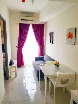 Disewakan Aptmn Akasa BSD, sudah incl. IPL, 1 BR, View Pool, Furnished