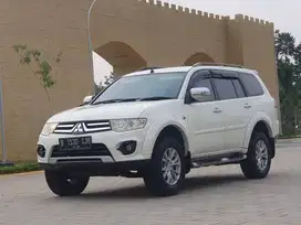 Mitsubishi Pajero 2014 Exceed 2.5 Automatic Putih DP MURAH NEGO LOW KM