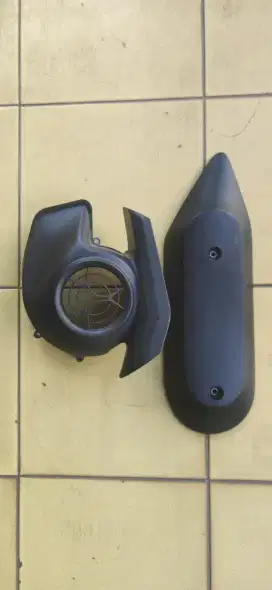 cover knalpot dan kipas yamaha flazzio orisinil