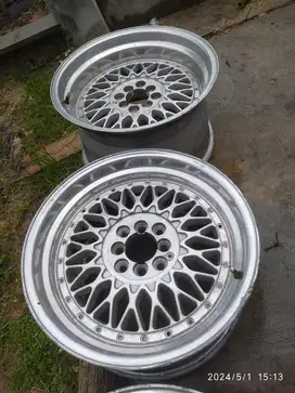 Velg BBS RS ring 17 celong parah