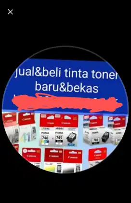 Terima tinta toner baru dan bekas terima lelangan atk
