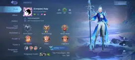 Akun Mobile Lagends Skin Collector Silvana Recall Tas Tas & Fire Crown
