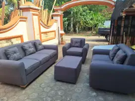 Sofa 321 promo murah bahan kanvas
