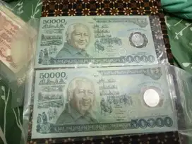 Uang Lama 50000 Rupiah 1993 Seri ZZ - Uang Jadul Uang Kuno