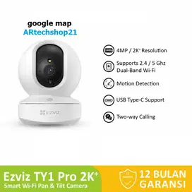 Ezviz TY1 Pro 4MP  Smart Home IP Camera garansi 1 tahun