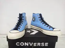 Jual sepatu all star Converse 70s high biru muda size 42