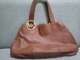 Michael kors shoulder bag tas wanita perempuan cokelat asli authentic