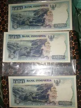 Uang Lama 1000 rupiah 1992 - Uang kuno Uang jadul