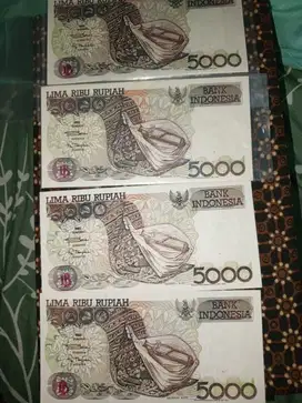 Uang Lama 5000 rupiah 1992 - Uang kuno Uang jadul Uang koleksi