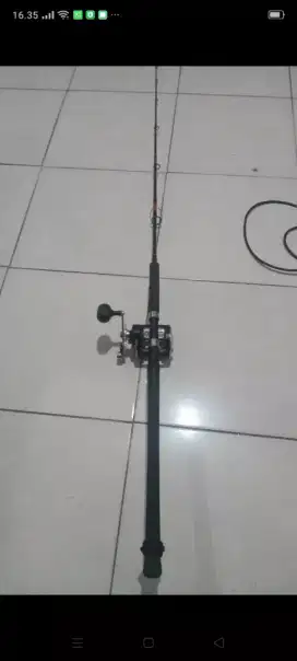 Reel banax tracker 50 H dan rod king viper  PE 5