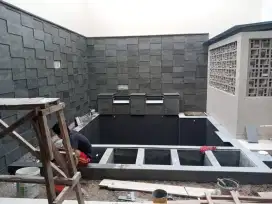 Pembuatan,servis dan reparasi kolam koi