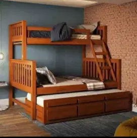 Tempat tidur jati