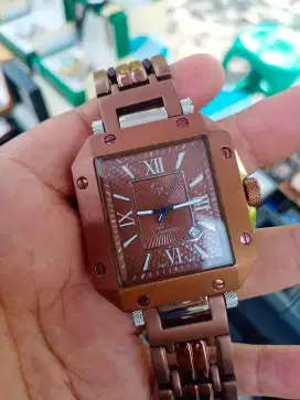 Jam tangan pria GC brown kotak