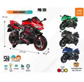 Motor mainan Aki Ninja Mb191 free ongkir terbatas