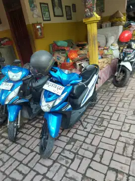 Nego Honda Beat Biru Injeksi